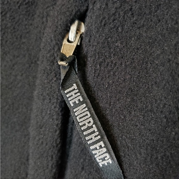 North Face Fleece Zip Up Vest Retro style Collar Trim/Accent Women's Large - Picture 10 of 14